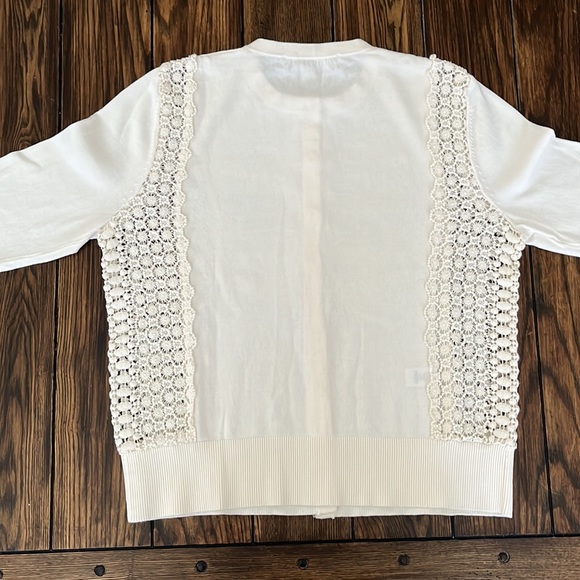 EUC Ann Taylor Loft ivory cardigan - Picture 2 of 4